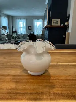 Fenton Silver crest Bowl #1