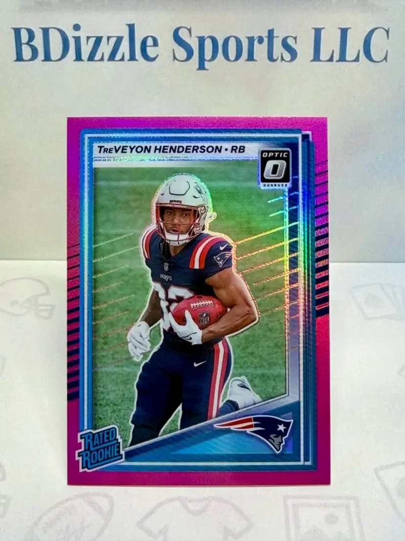 2025 Donruss TreVeyon Henderson Optic Rated Rookies Preview Pink #332 RC