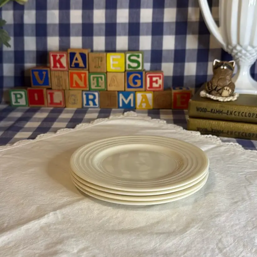 Lenox Terrace White China 6" Bread & Butter Plates, Set of 4