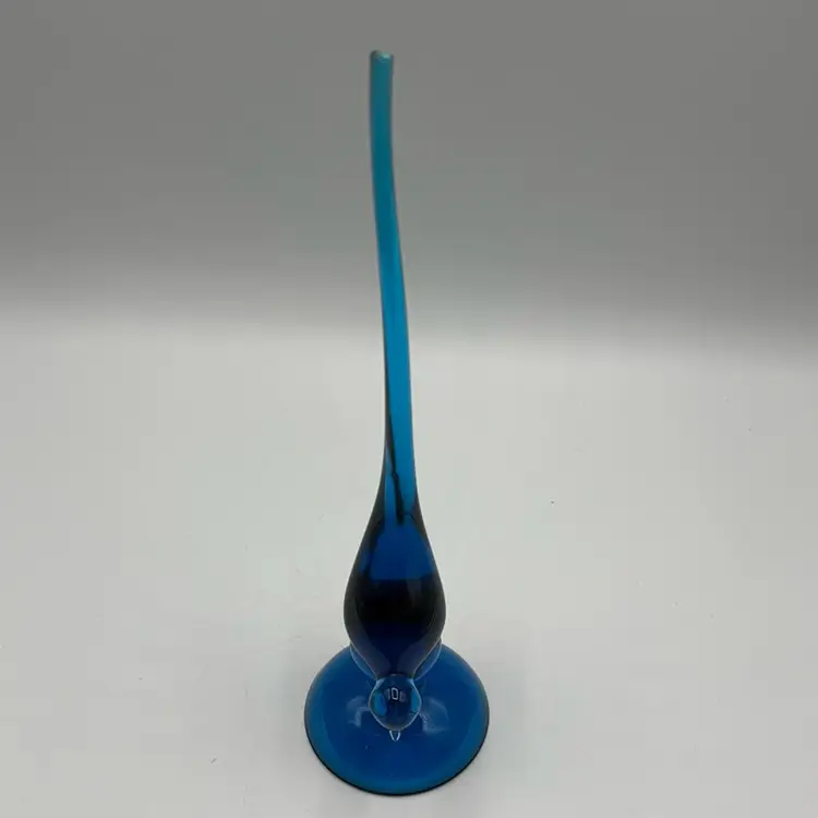 Bluenique Viking Glass 10” Long Tail Bird