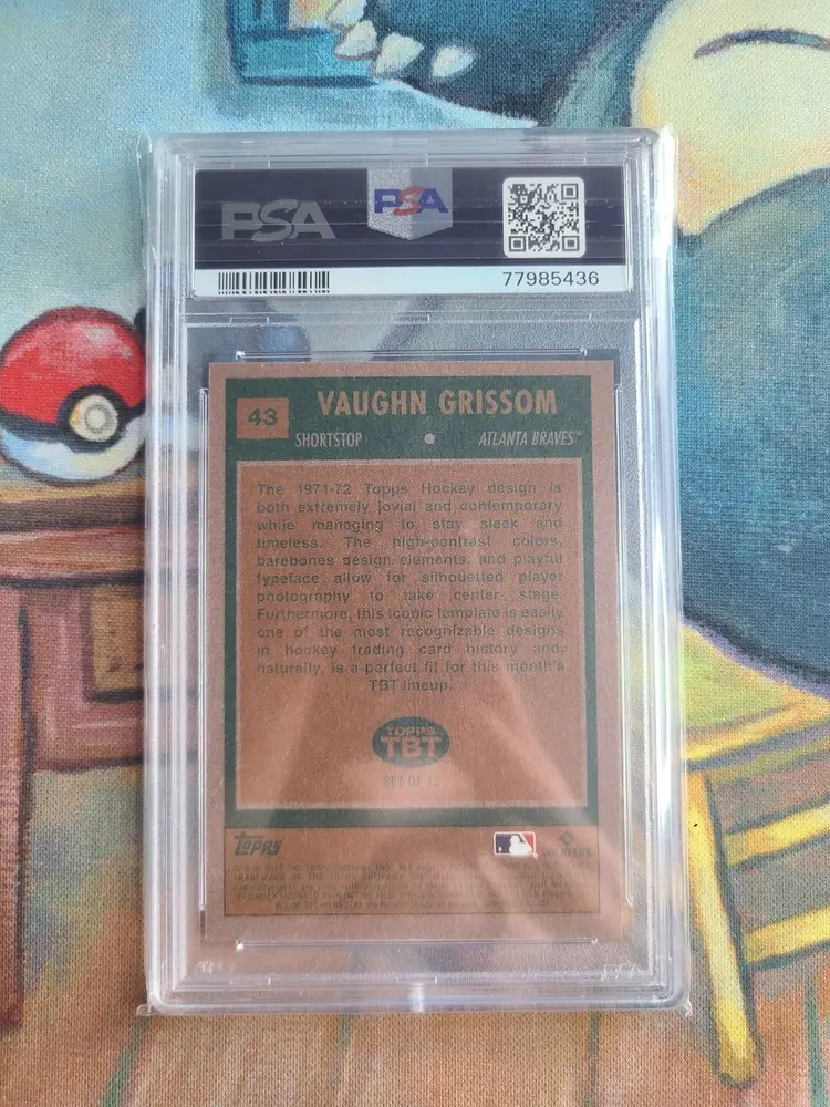 Vaughn Grissom, 2023 Topps Throwback Thursday, #43, PSA 10 Gem Mint