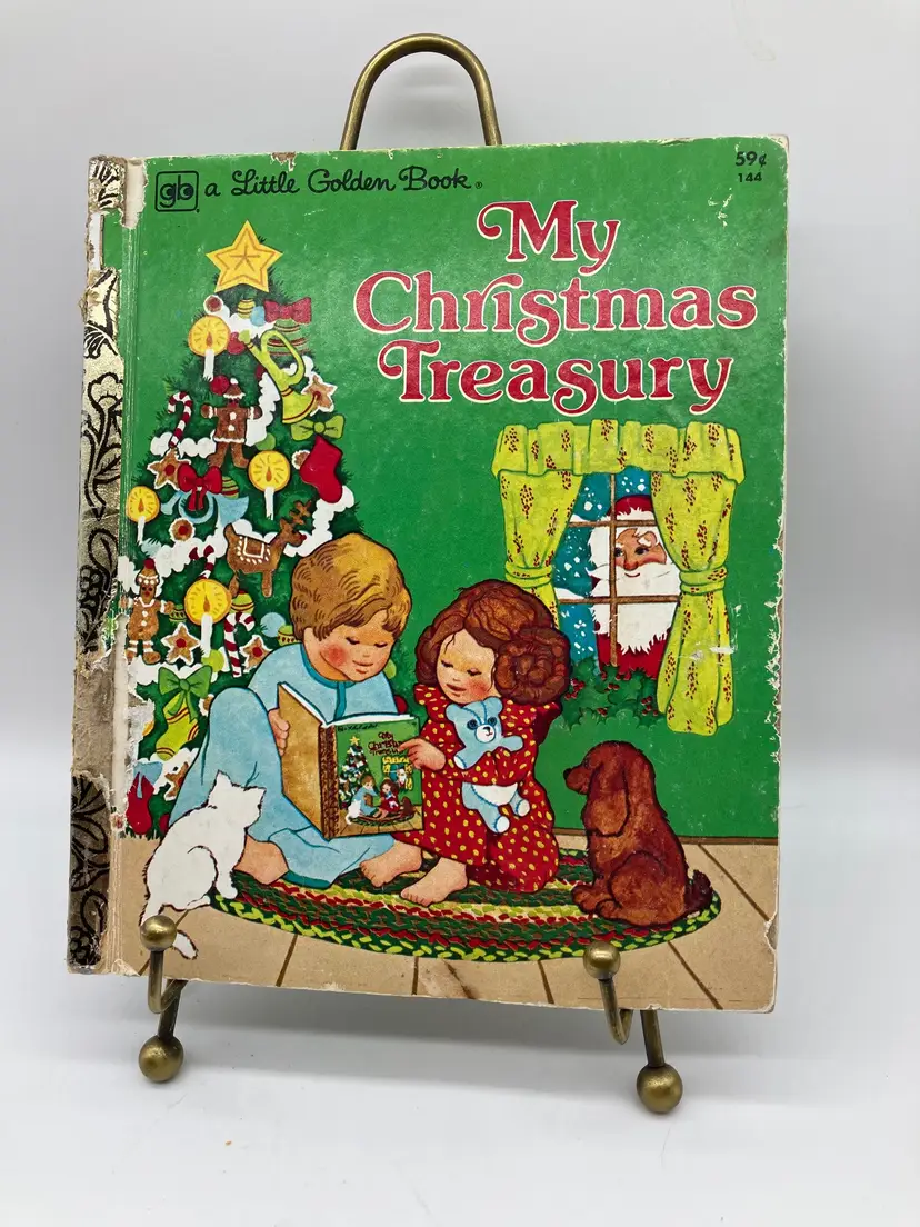 Vintage Little Golden Book, My Christmas Treasury. 1976 Wiersum Author