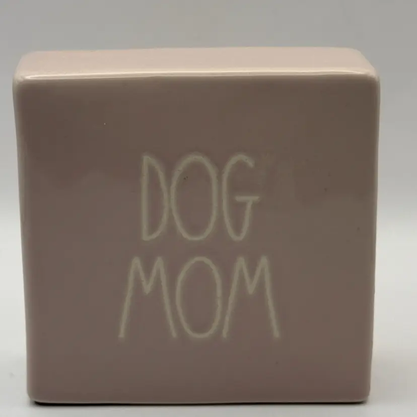 Rae Dunn Dog Mom Desk Sitter ~ Paperweight