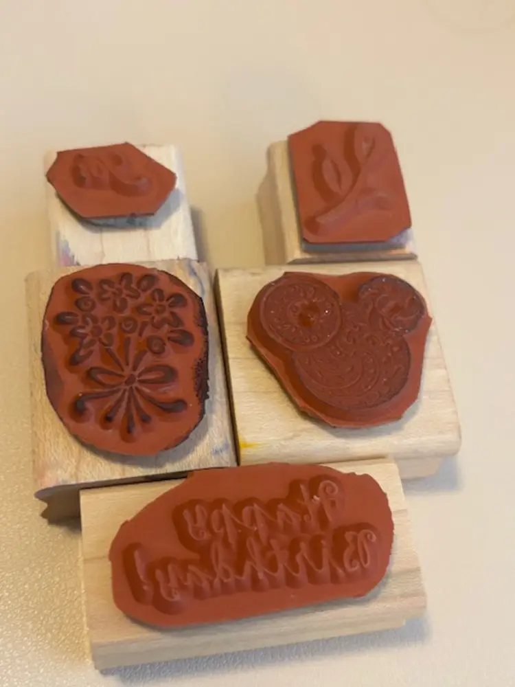 Stampin' Up! Set of 5 Loose Stamps