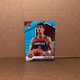 2020 Mosaic Deni Avdija NBA Debut Blue Fluorescent /15