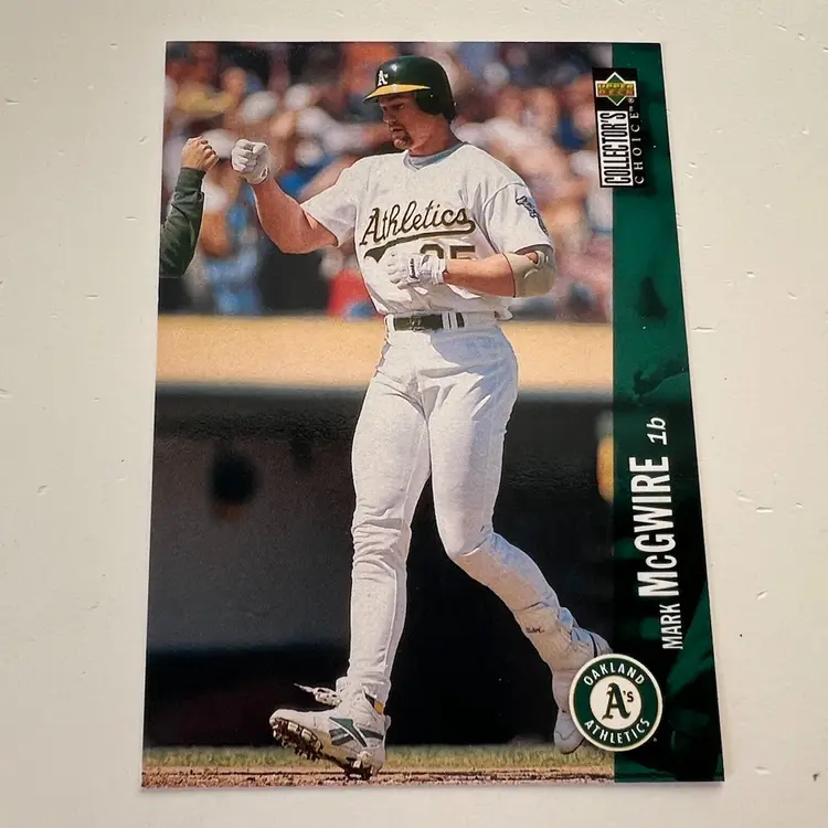 Mark McGwire 1997 Collector’s Choice Oakland Athletics