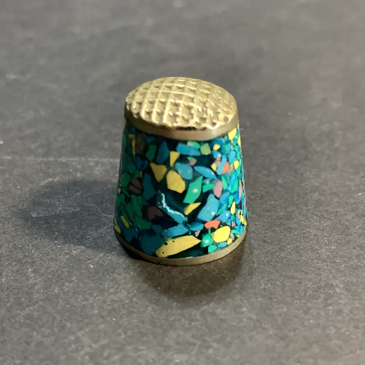 Metal Confetti Thimble