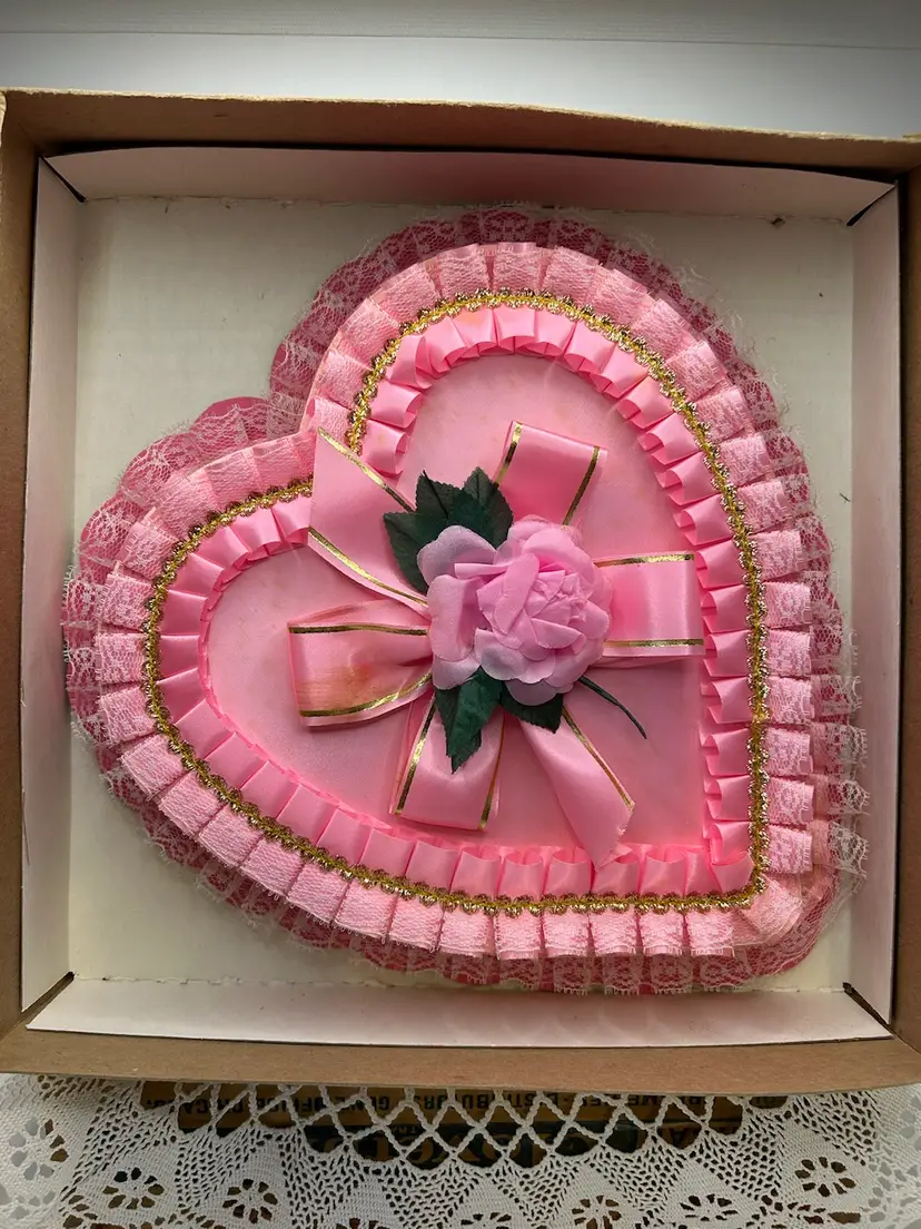 1994 Pink Lace & Satin / One Stain As Indicated In Photo