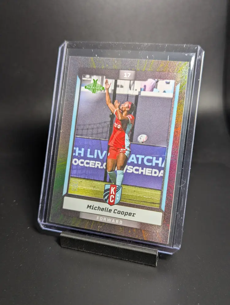 2025 Parkside NWSL Vol 1 Shimmer /100 Michelle Cooper KC Current