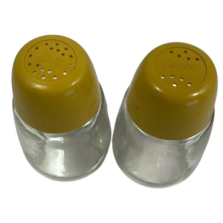 Federal Housewares Salt Pepper Shaker Harvest Gold Set