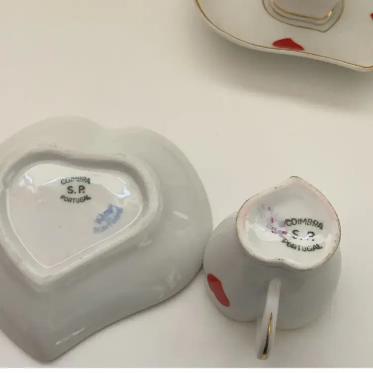 #01 - Heart Shaped Espresso Demitasse Cups