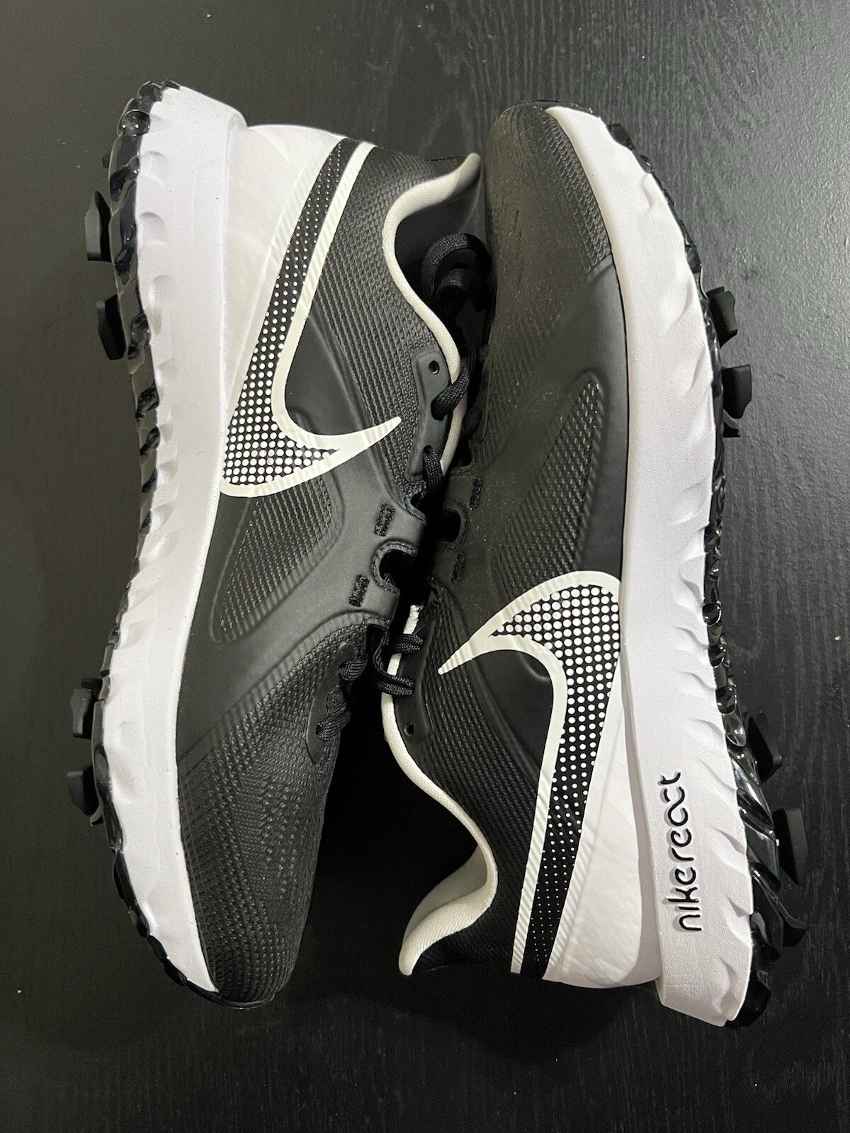 Nike React Infinity Pro Golf Shoes Men Size 8 Women 9 Black