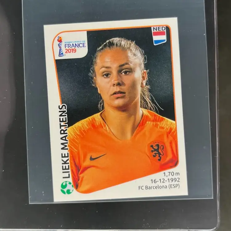 Lieke Martens 2019 Panini Women’s World Cup Sticker Netherlands Soccer Card