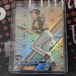 2017 Topps High Tek Pattern 2 Blackout Cal Ripken Jr. - Baltimore Orioles c-57