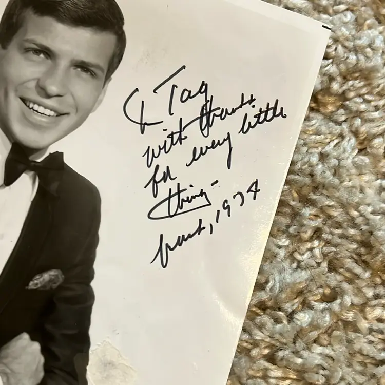 1974 Signed Frank Sinatra Junior Picture.