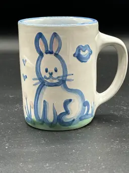 MA Hadley Bunny Rabbit Milk Cocoa Mug The End at Bottom Vintage