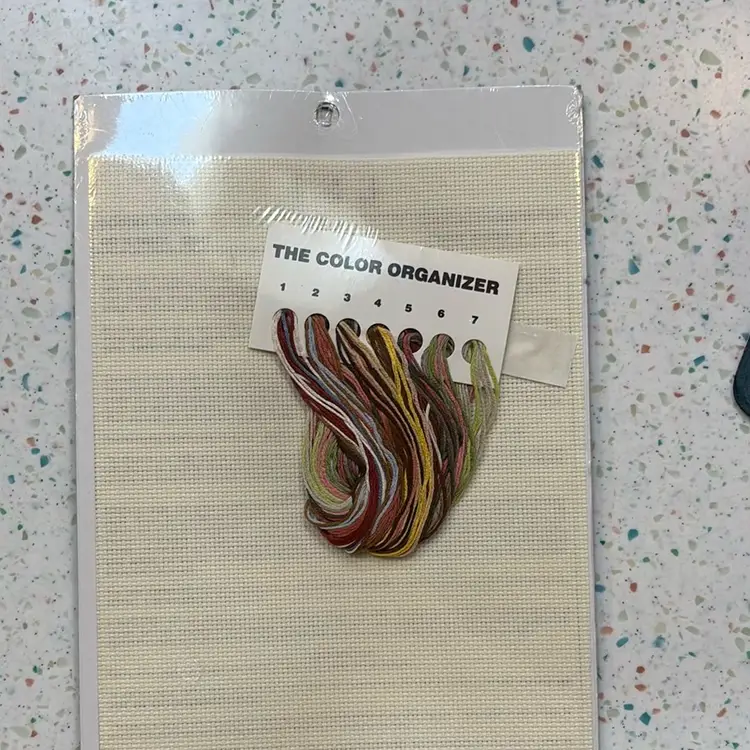 Curious Kitten Counted Cross Stitch Kit #06241 Vintage 1990 Designed By Joan Marchie