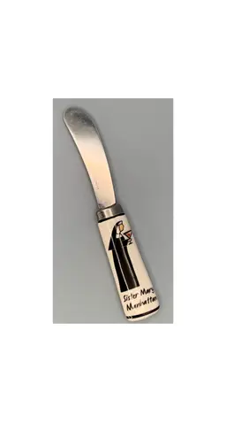 Sister Mary Manhattan Knife Cheese Spreader. Barware