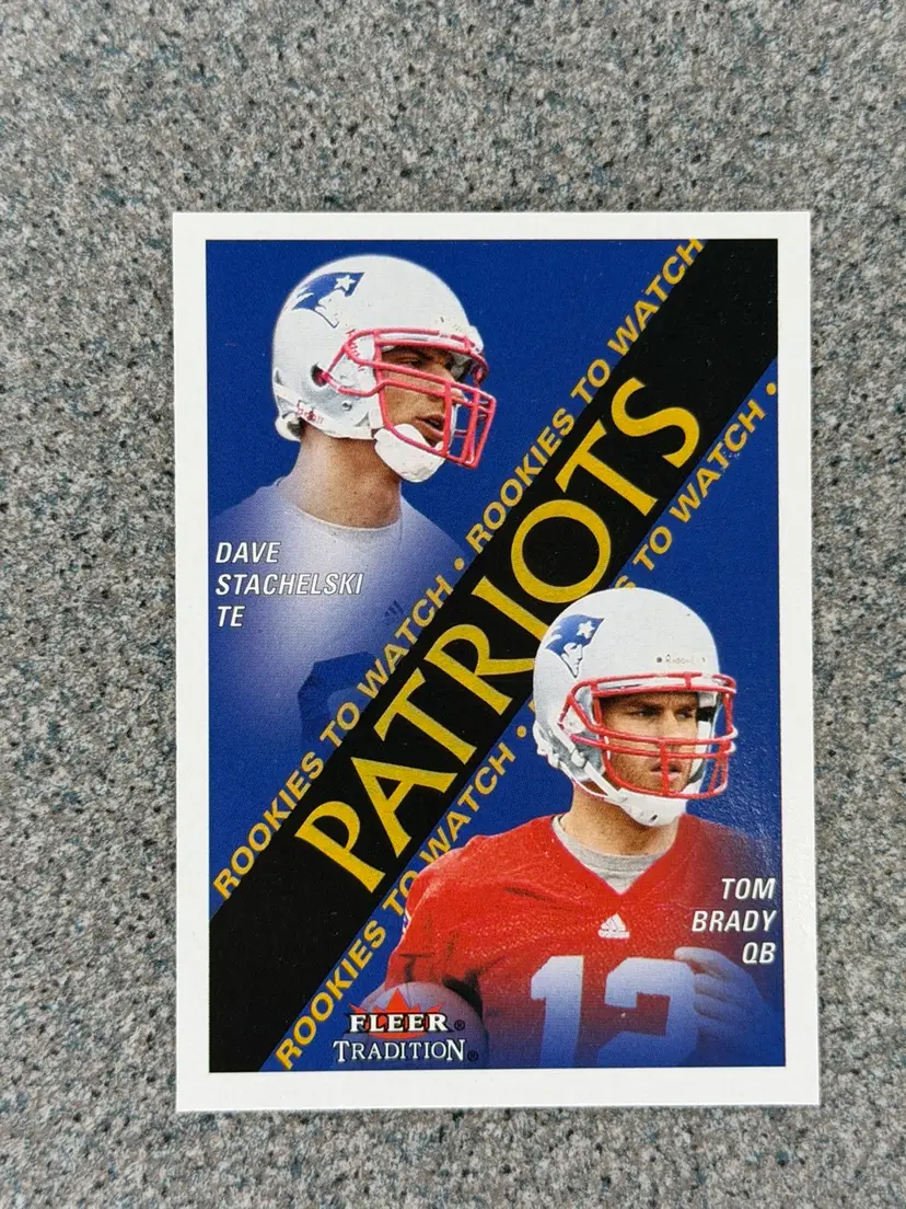 Tom Brady RC 2000 Fleer Tradition