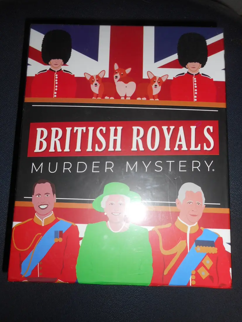 Host a Murder Mystery! NIB Unopened British Royals Murder Mystery Board Game