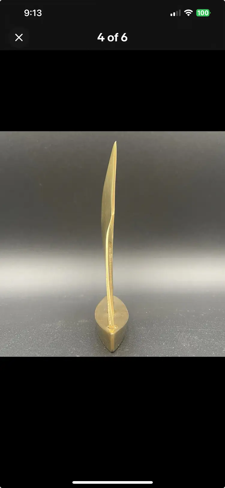 Vintage S But you’re coming across thismall Brass Sailboat