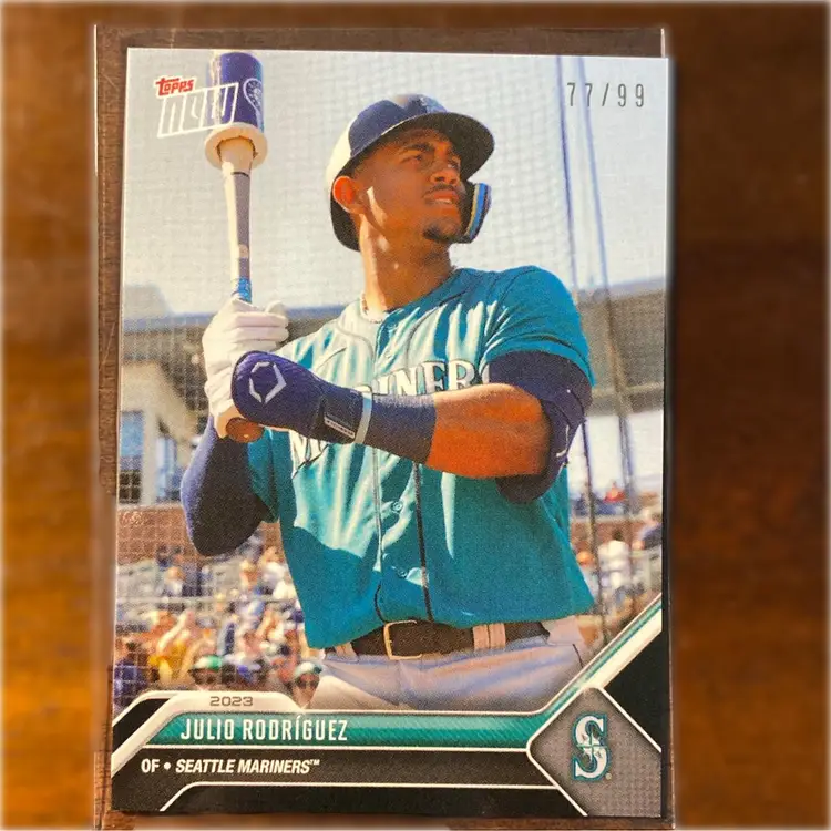 2023 Topps Now Mariners Team Set + Julio Rodriguez 77/99