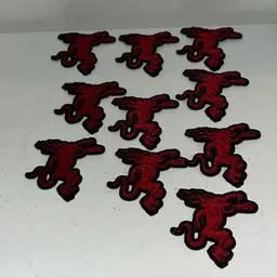 Lot Of 10 Cinnamon Whiskey Devil Patches