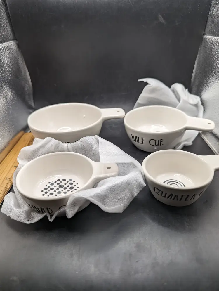 Set of Rae Dunn Ceramic Measuring Cups Brand New
