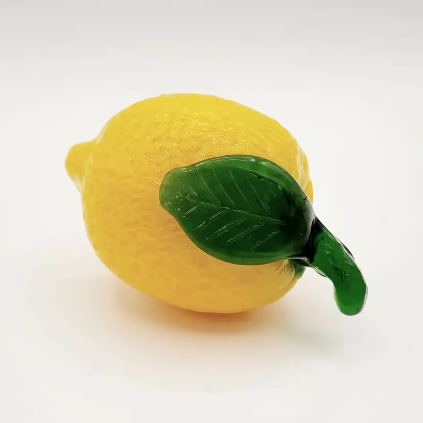 Art Glass Lemon Kitchen Decor