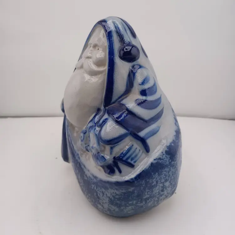 Vintage Eldreth Pottery Santa