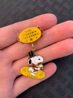 Snoopy World’s Greatest Dancer Pin