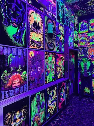 Black light Poster Live Show 