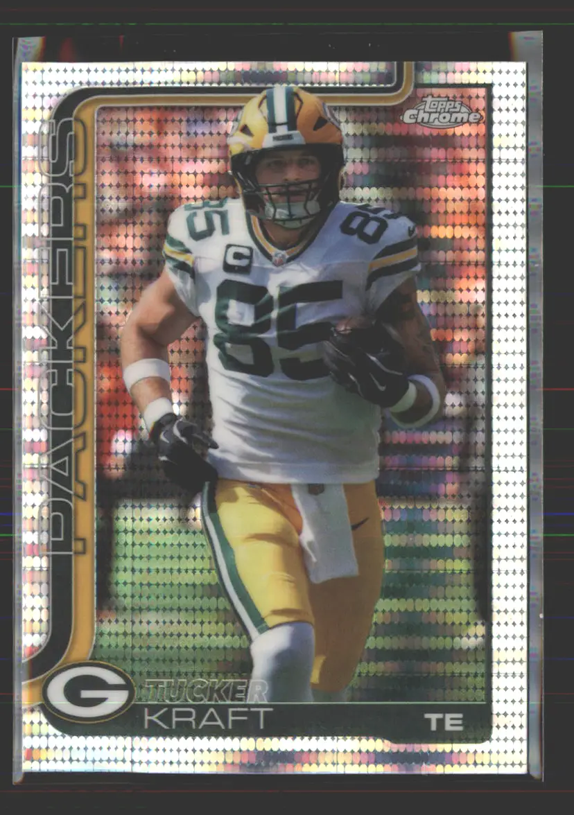 Tucker Kraft 2025 Topps Chrome Pulsar #108 - (142) - Green Bay Packers