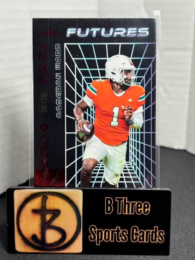 CAM WARD 2024 Leaf Multi Sport Futures Red /199 Tennessee Titans A1539