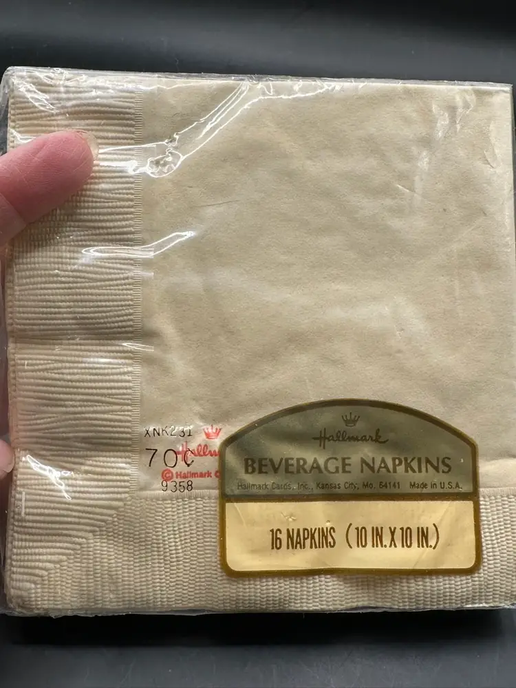 Vintage Hallmark Beverage Napkin Packages of 16, Little Birds, NOS, Unopened