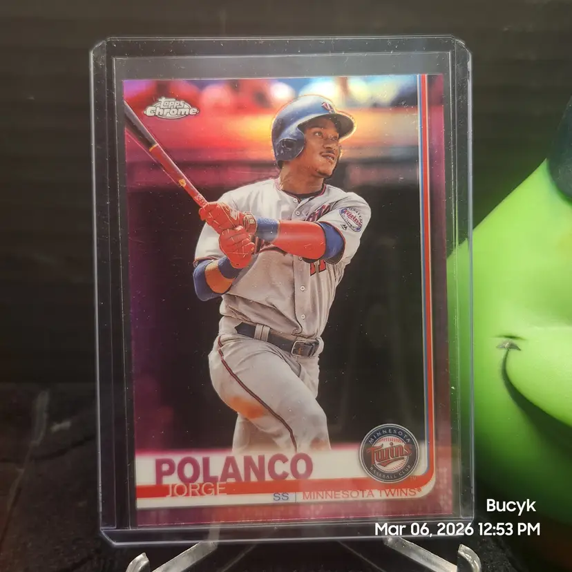 2019 Topps Chrome Pink - Jorge Polanco Minnesota Twins