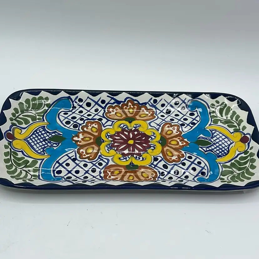 Mexican Tray Floral 12” Beautiful