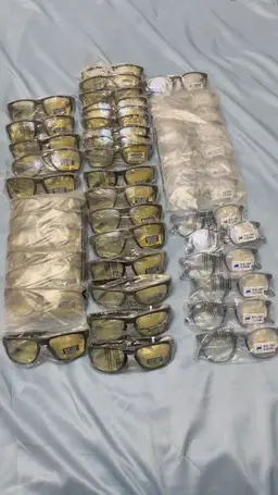 New Lot Of 42 Pairs Of Blue Light Blocking Gaming Glasses