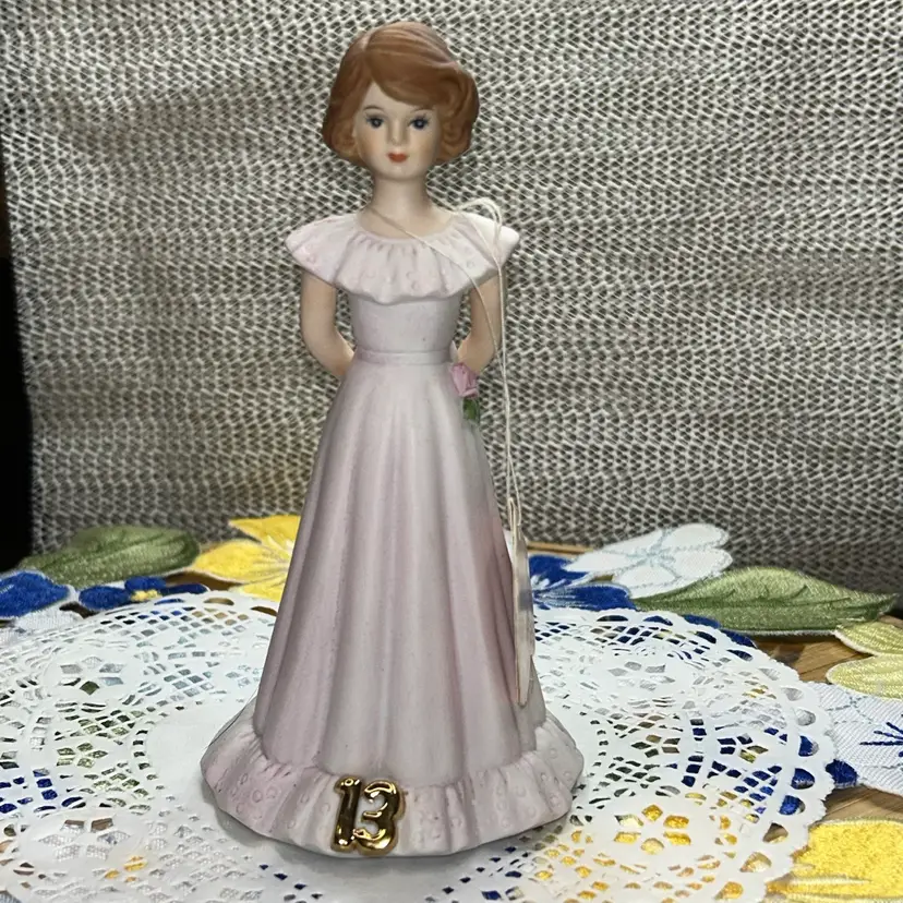 Vintage Enesco Growing Up Birthday Girl-13