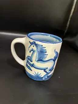Vintage Ma Hadley, Kentucky Derby Woah! Pottery Mug