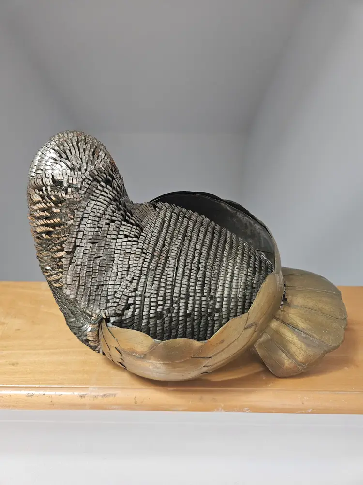 Folkart tim/aluminum bird