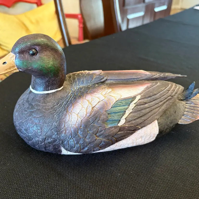 Carved Resin 'Mallard' by Bella Casa By Ganz - 11" Long