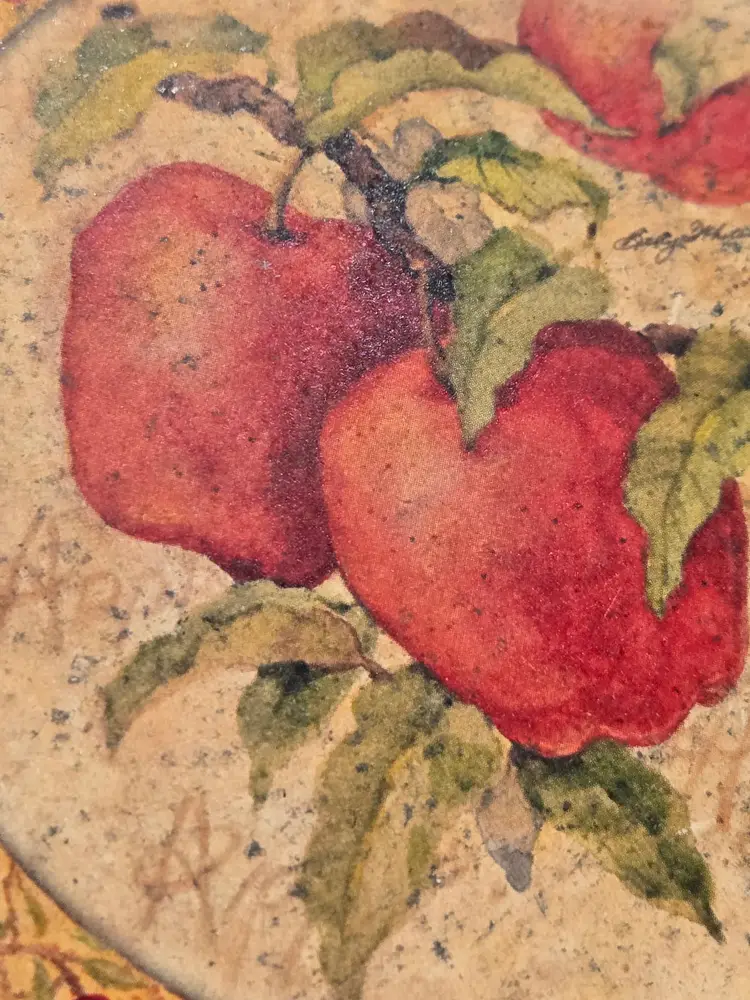 Betty Whiteaker Coasters - Apple design