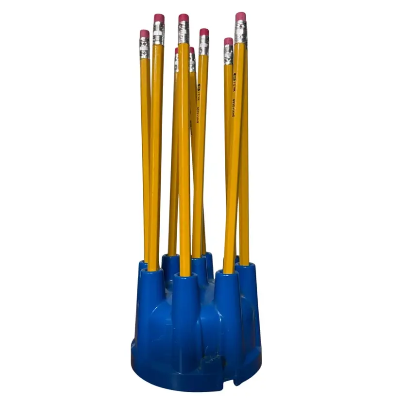 Atomic Mid-Century, Bright Blue Pencil Holder