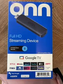 TV Full HD Streaming Device,  Fast Wi-Fi, Dolby Audio, Google TV Voice Control