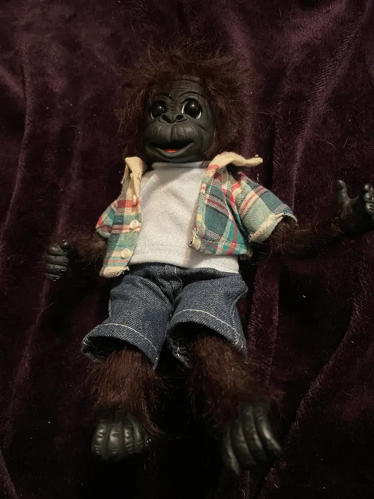 Ashton Drake Gallery Rollicking Roscoe Realistic Baby Boy Orangutan Monkey Doll