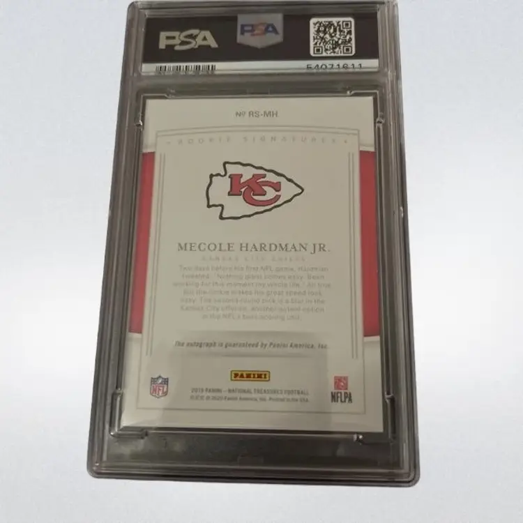 2019 Panini National Treasures Mecole Hardman Jr Rookie Signatures! Kansas City Chiefs 