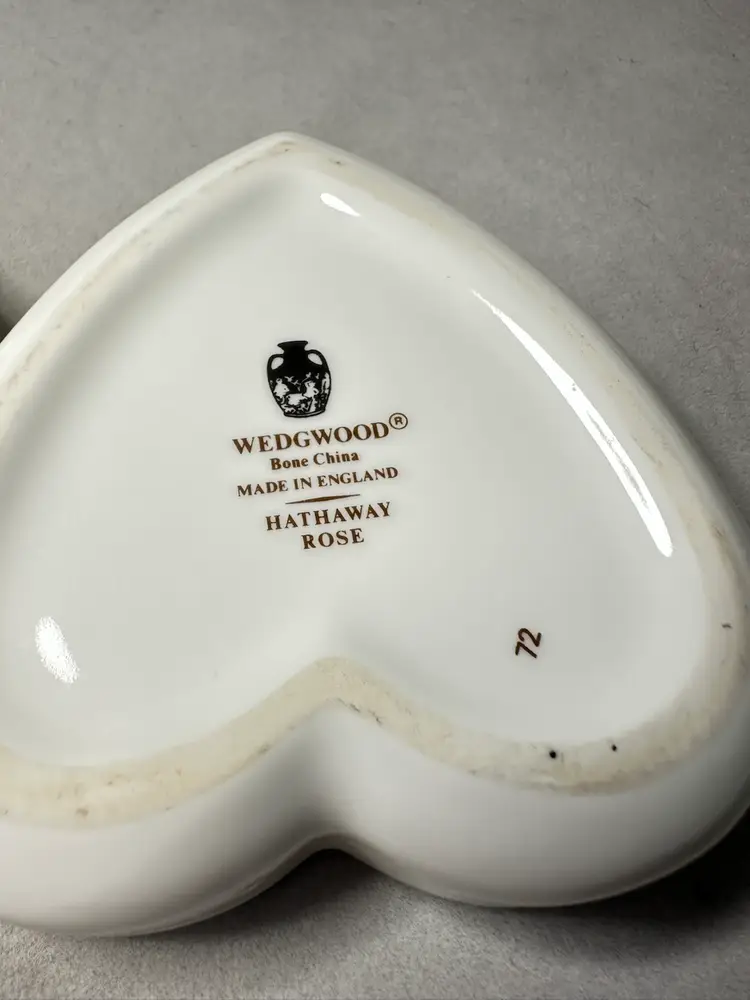 125. Wedgwood Heart Shaped Trinket Box