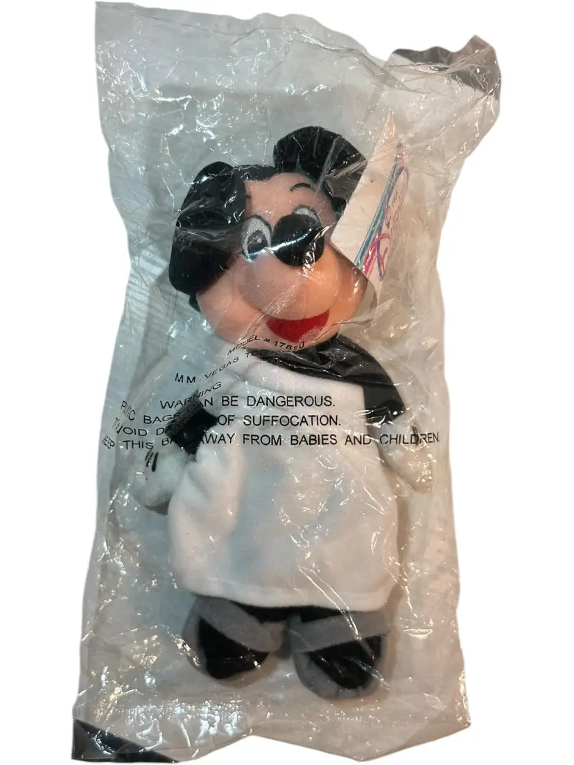Disney Store Bean Bag Plush Mickey Mouse Toga NIB