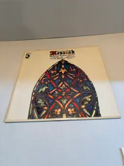 VTG Vinyl "Christmas Excerpts of the Messiah" by George Frederic Handel Design R